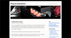 Desktop Screenshot of blogdolampadinha.com.br