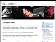 Tablet Screenshot of blogdolampadinha.com.br